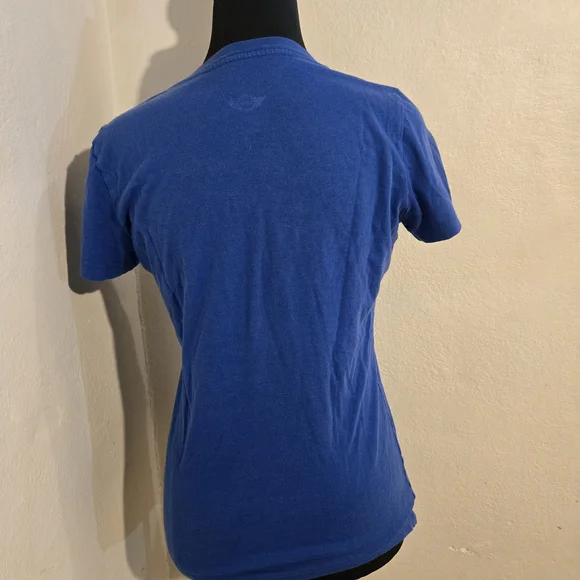 Blue MINI Cooper Heartbeat Short Sleeve Tee Size S - Picture 3 of 4